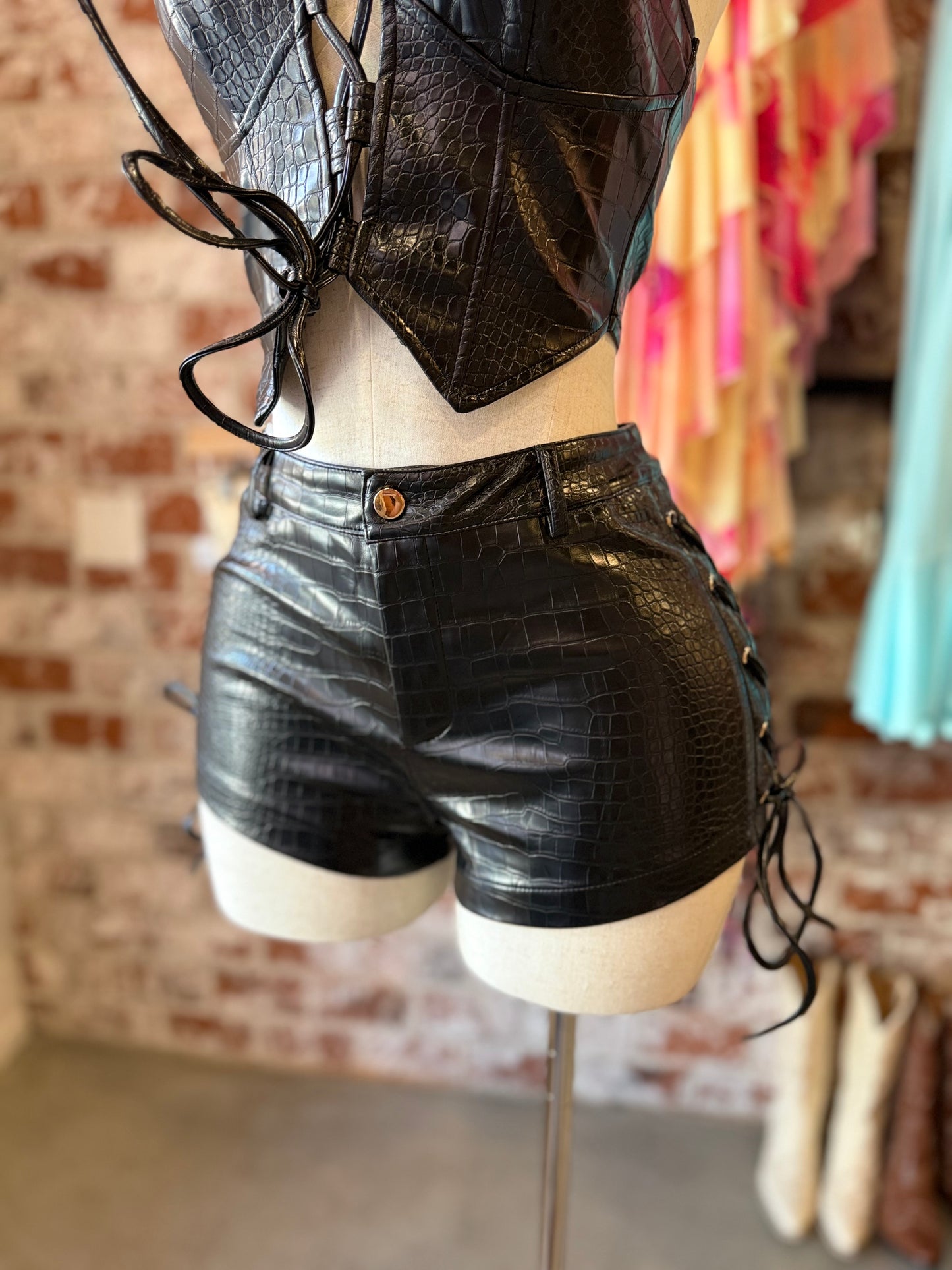 Risky Business Leather Shorts