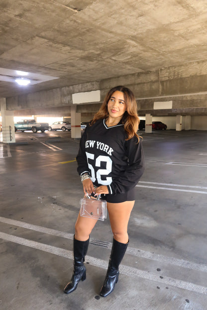 Run It Jersey Romper(Black)