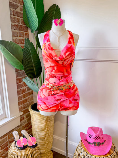 Rosa Glow Dress