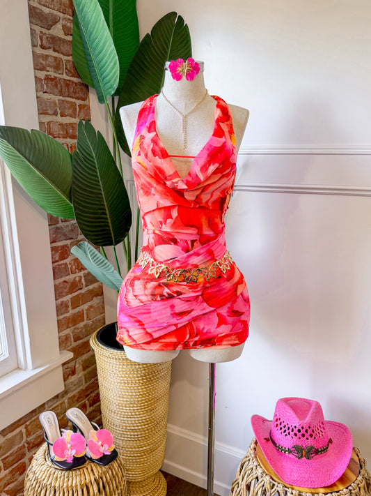 Rosa Glow Dress