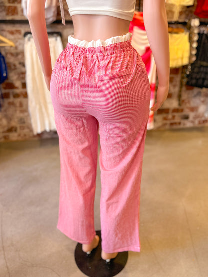 Stripe Pants (Red)