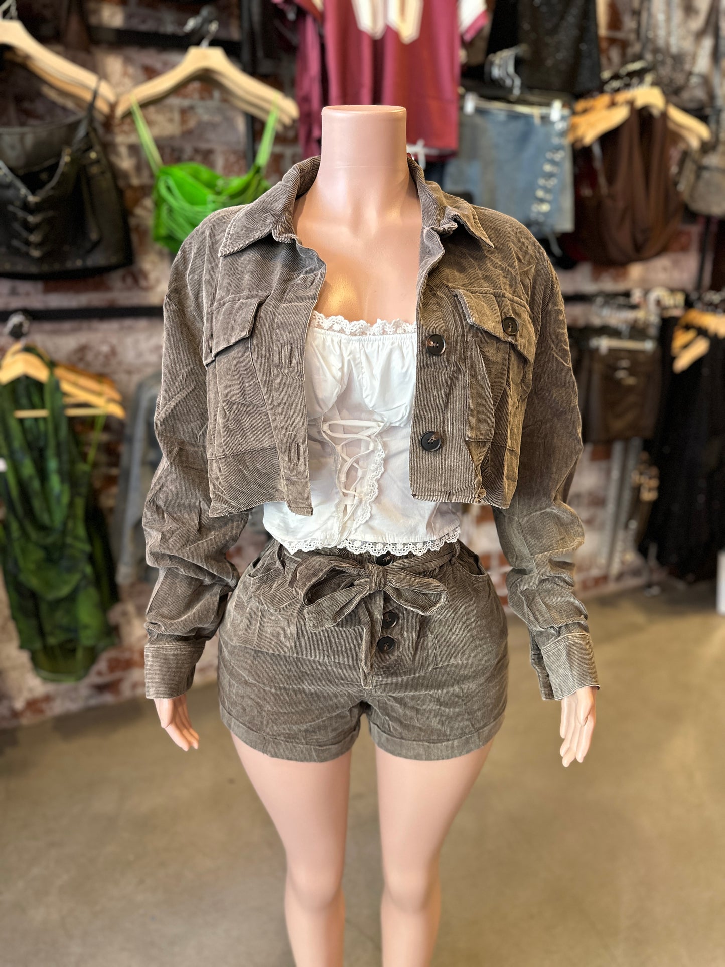 Shacket Shorts Set
