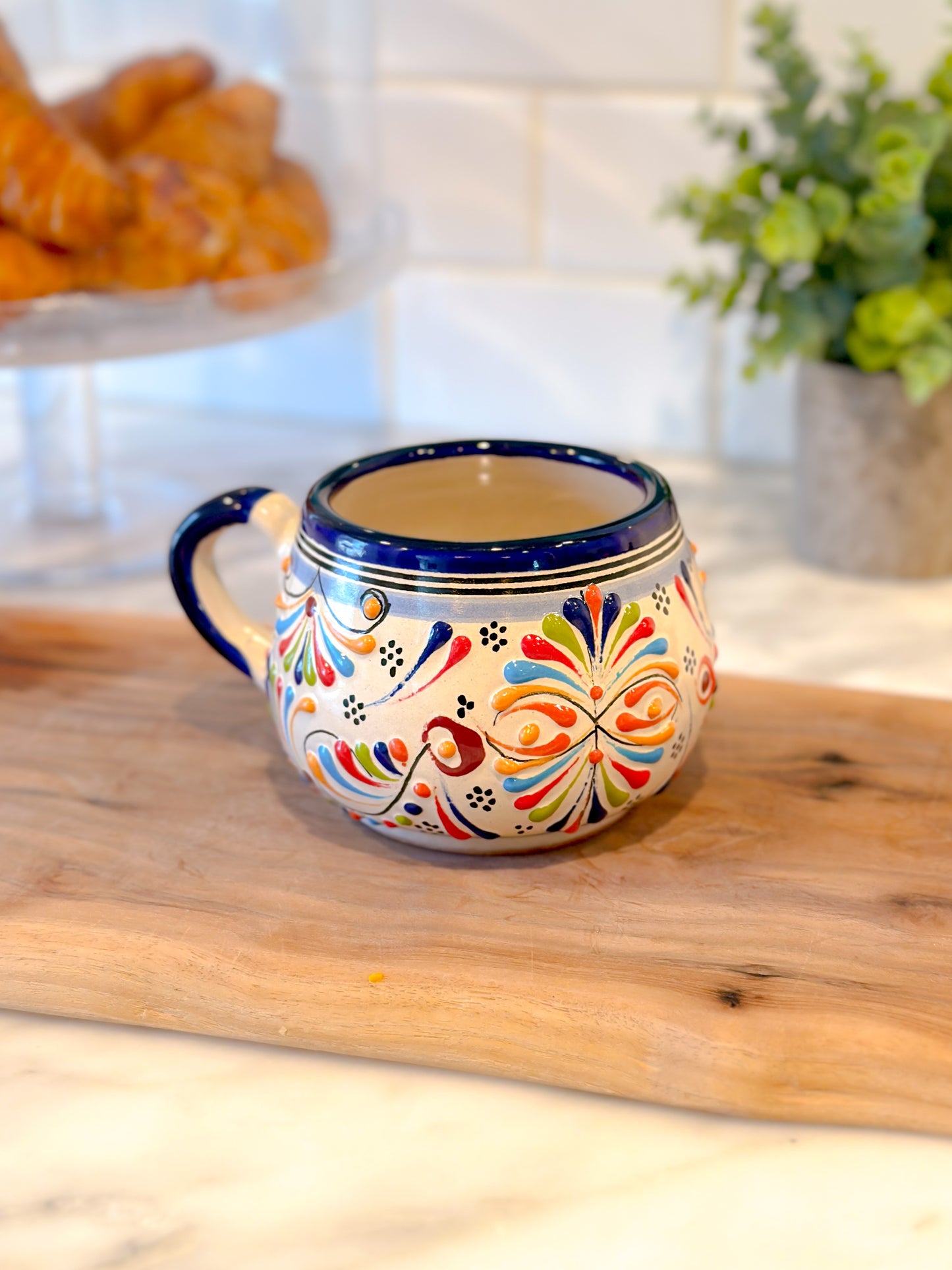 Talavera Low Regular Mugs (Fiesta)