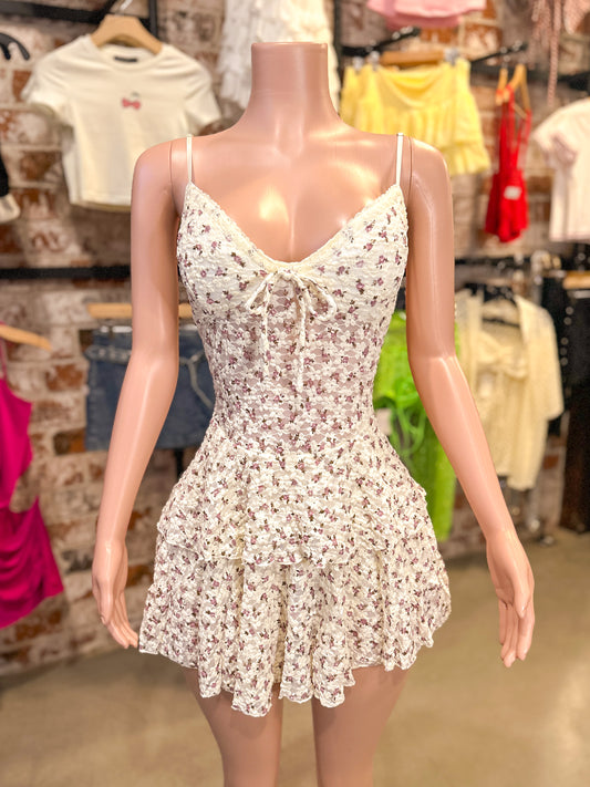 Floral Ruffle Dress
