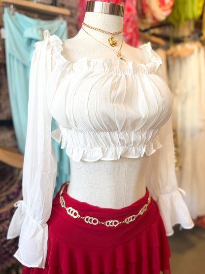 Pretty Spoiled Top (White)