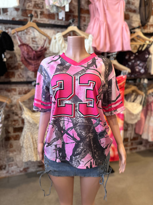 Camo Pink Jersey