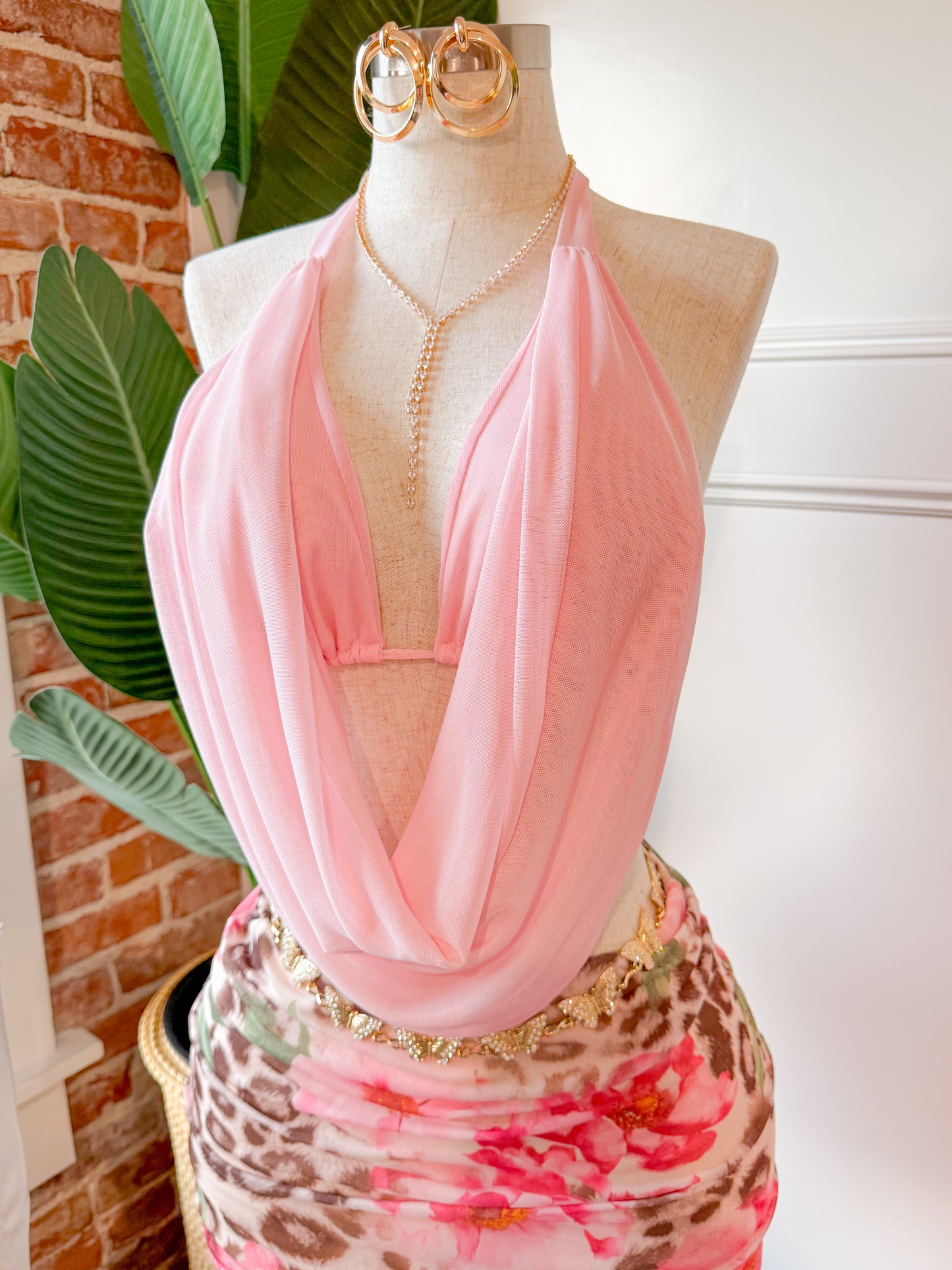 Tropic Jungle Skirt (Pink)