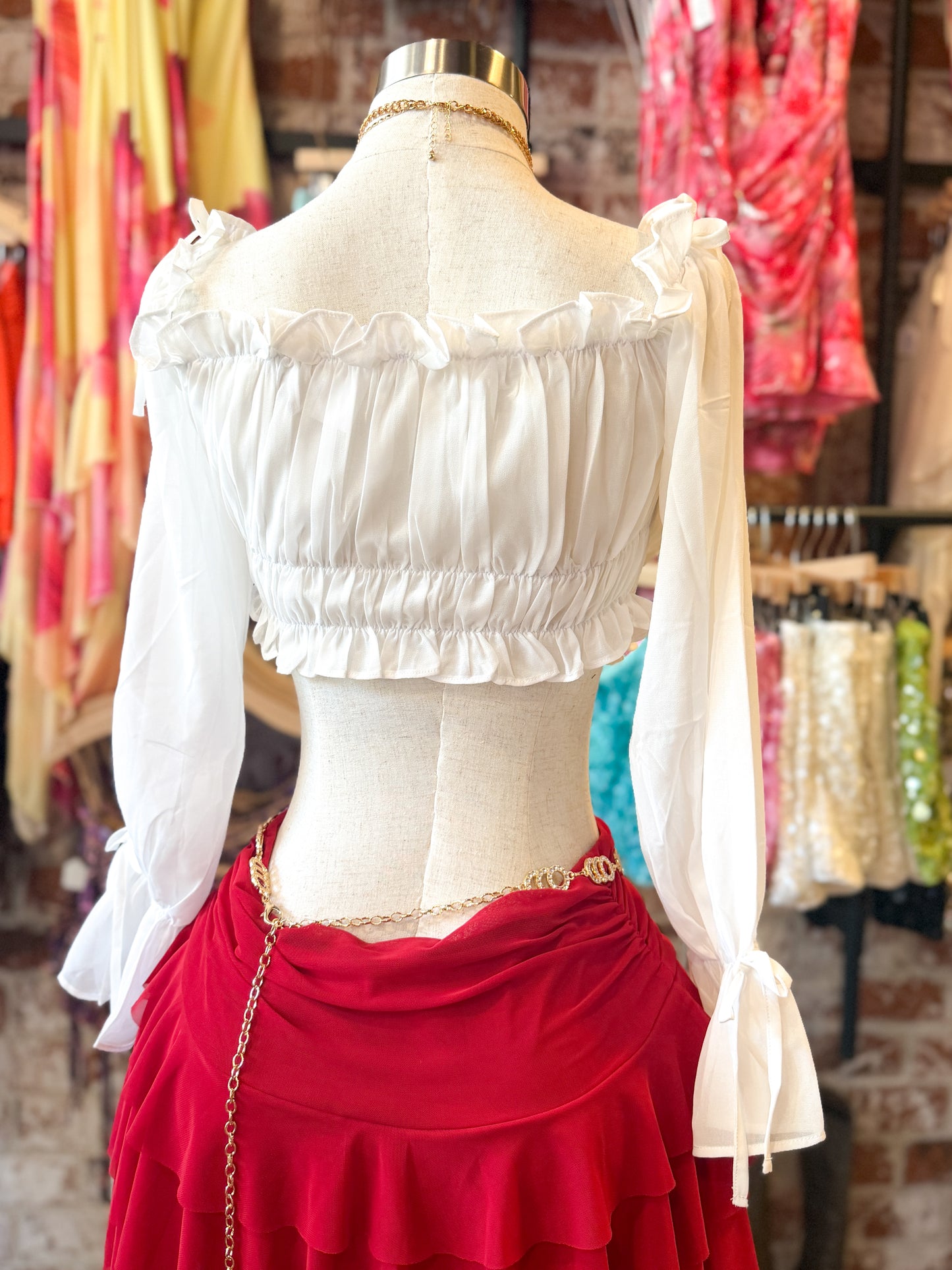Pretty Spoiled Top (White)