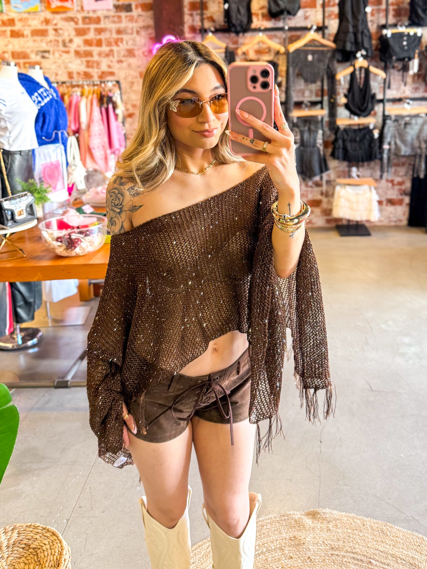 Solena Shawl (Brown)