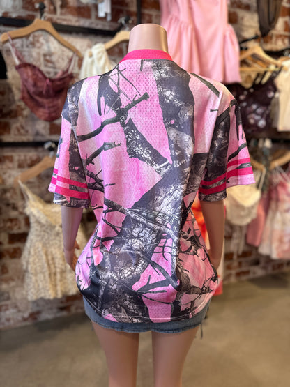 Camo Pink Jersey