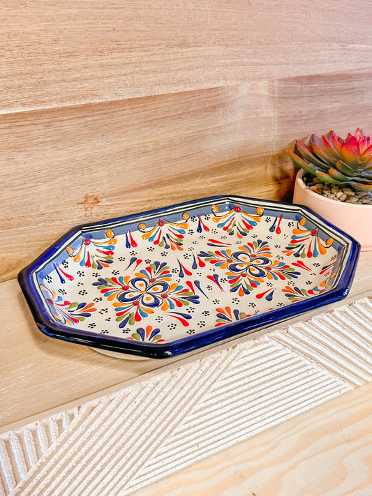 Talavera Medium Bowl Plate (Fiesta)