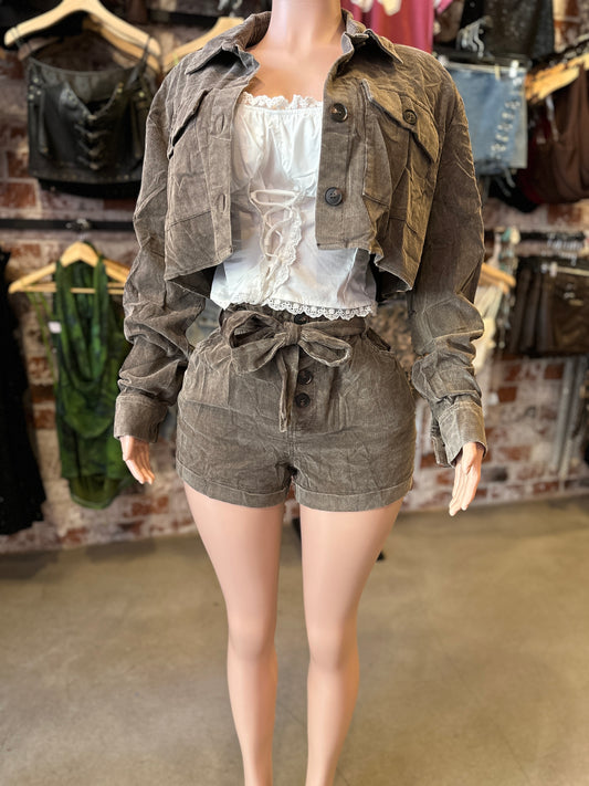 Shacket Shorts Set
