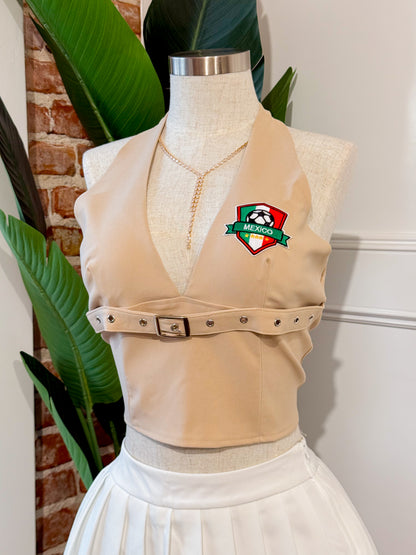 Mexico Belt Halter (Taupe)
