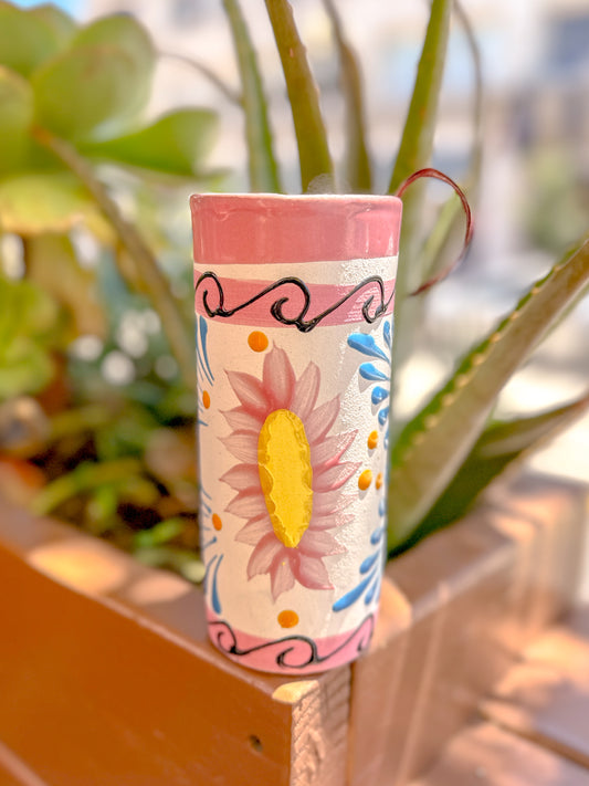 Artisanal Vaso/Vase (Pink)