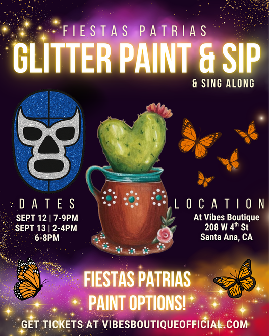Jenni Rivera & Fiestas Patrias Paint & Sip (Sept 12-13)