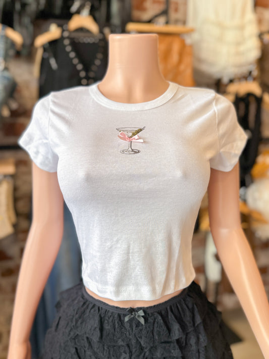 Martini Baby Tee
