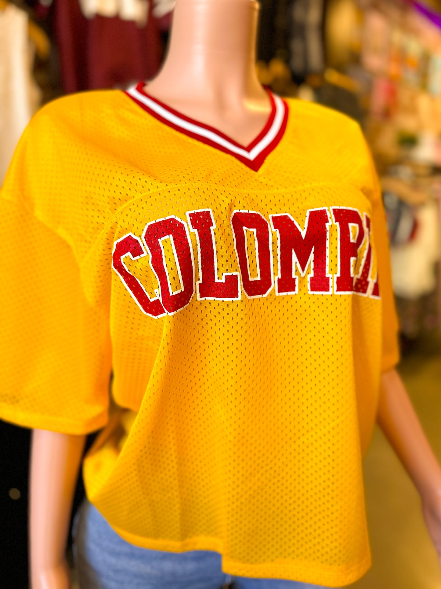 Columbia Yellow Oversize Jersey