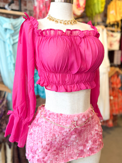 Pretty Spoiled Top (Pink)