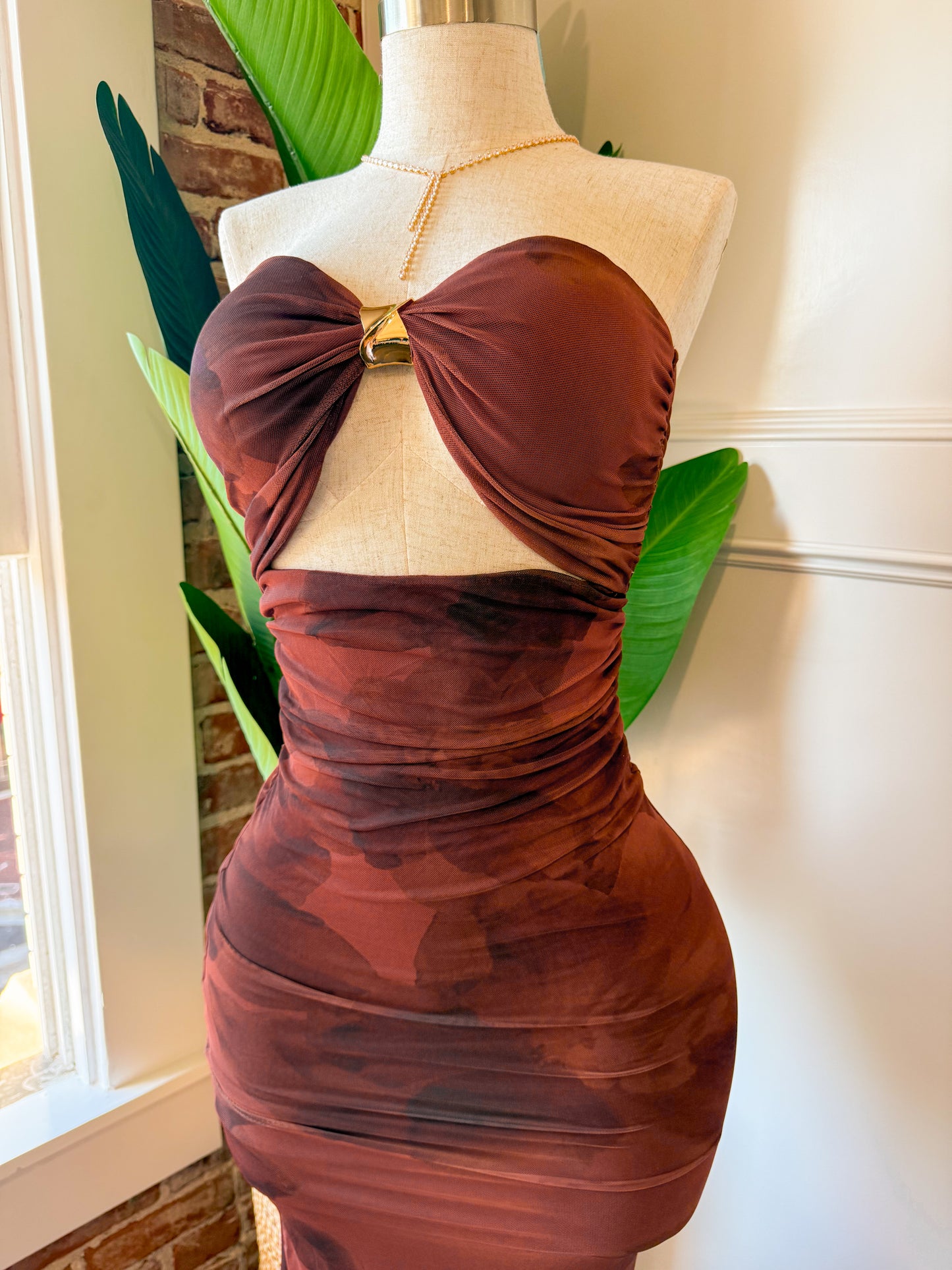 Bronze Siren Dress