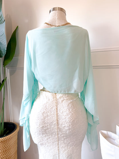 Provenza Drape Top (Mint)