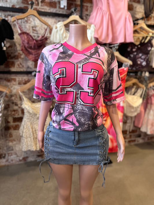 Camo Pink Jersey