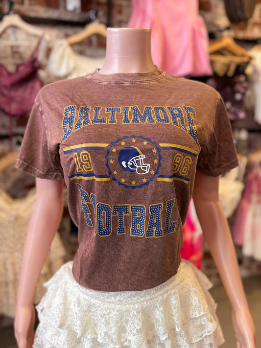 Baltimore Football Oversized Top