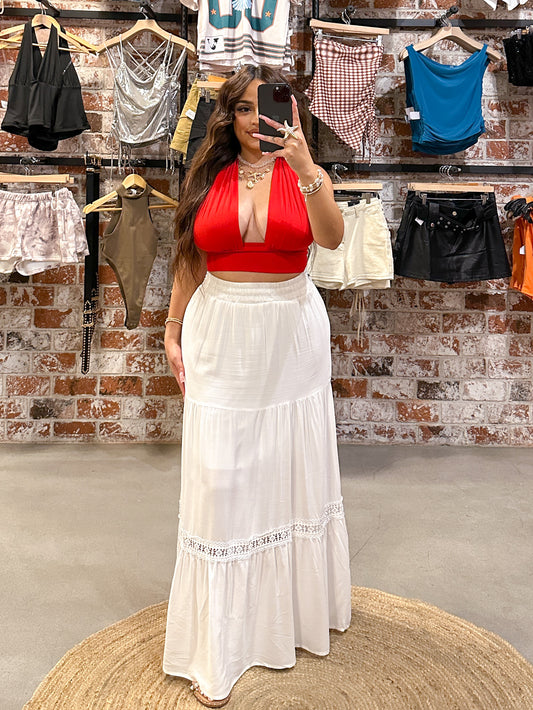 Maxi Skirt (White)