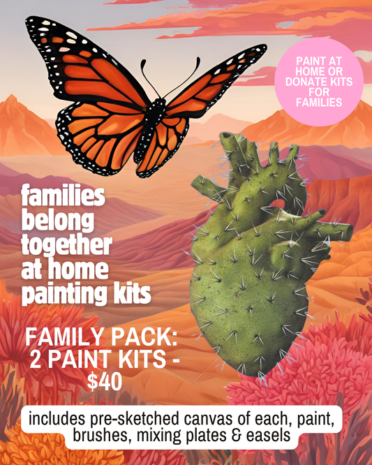 Families Belong Together Paint Kit (Resilience Pack)