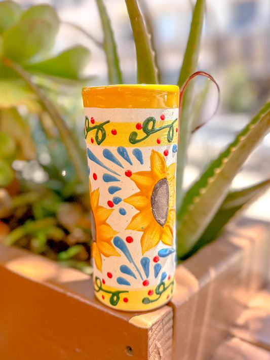 Artisanal Vaso/Vase (Yellow)