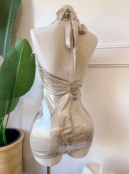 Golden Muse Dress