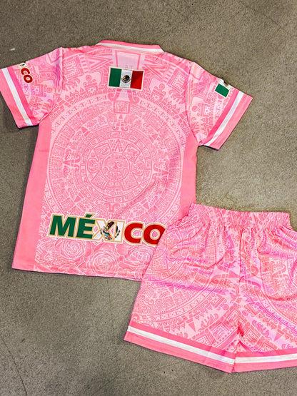 Toddler Mexico Jersey Set (Pink)