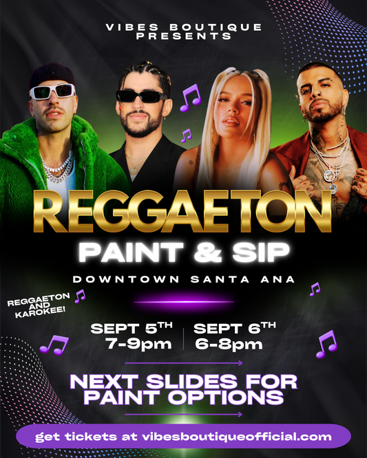 Reggaeton Paint & Sip (Sept 5-6)