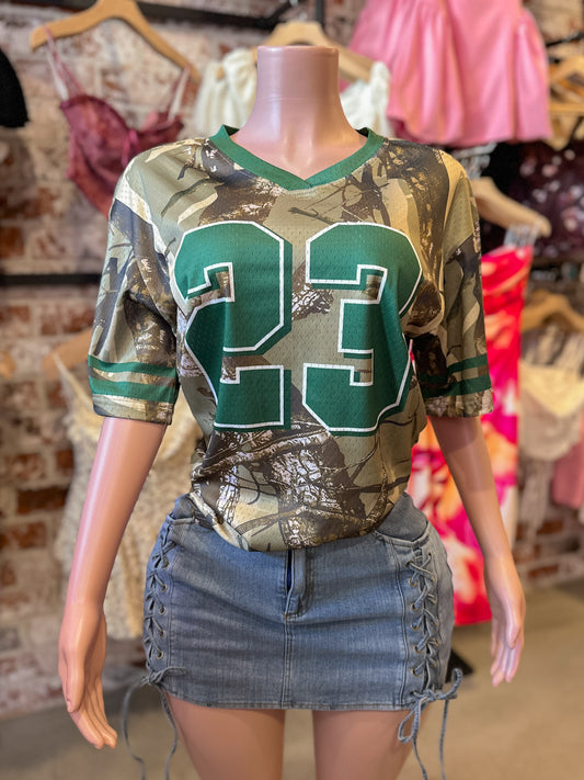 Camo Green Jersey