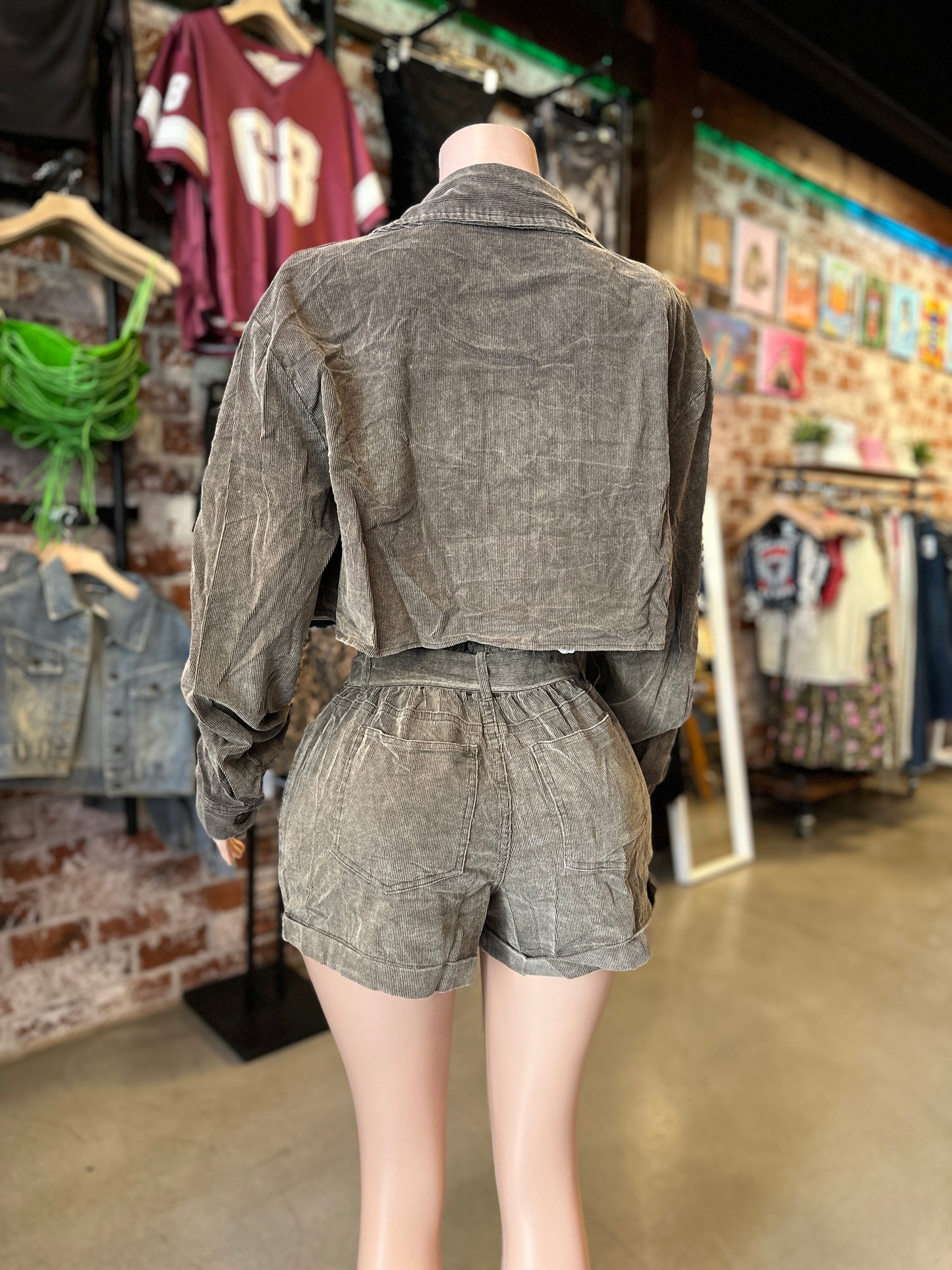 Shacket Shorts Set