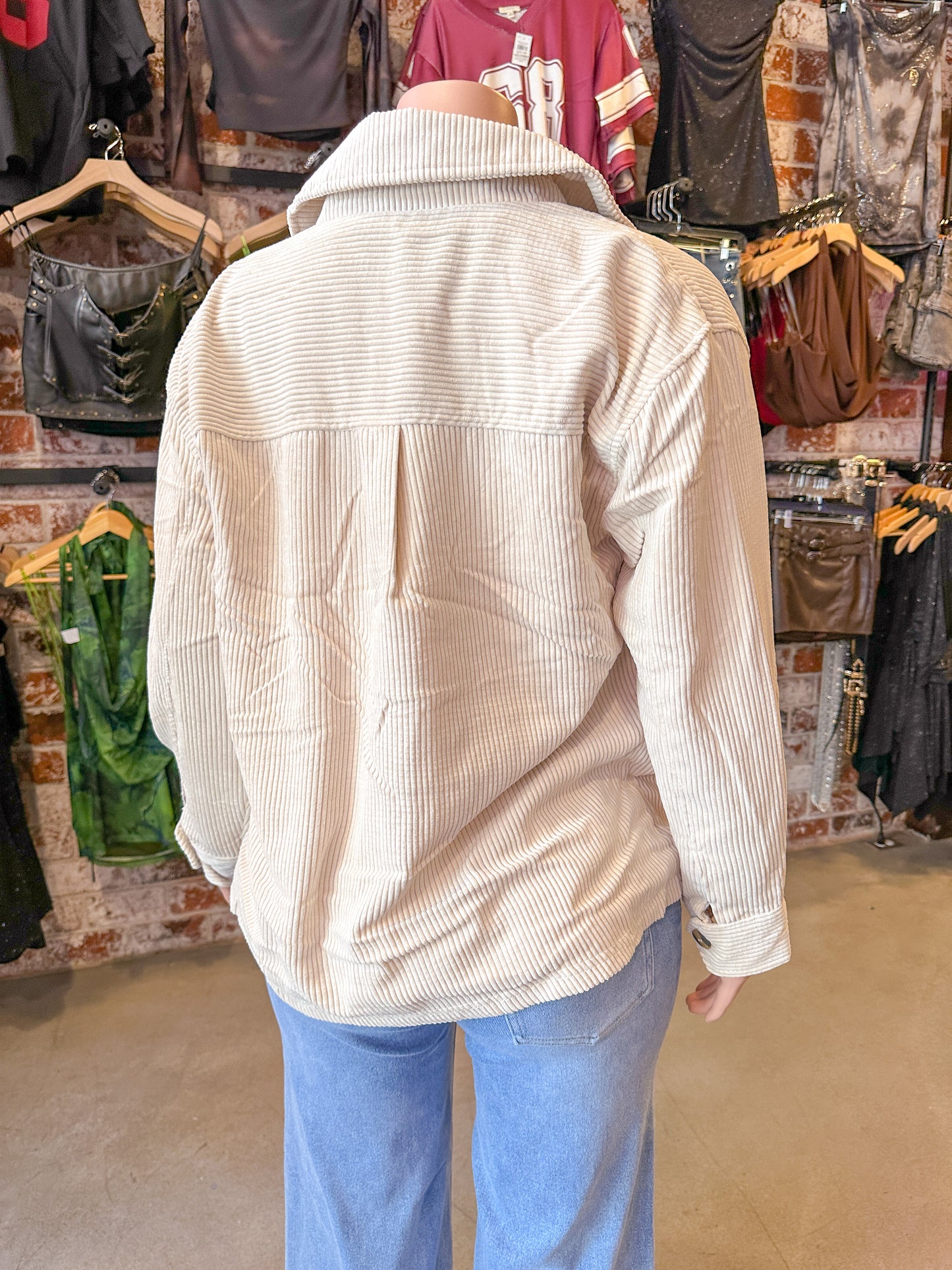 Warm Shacket (Beige)