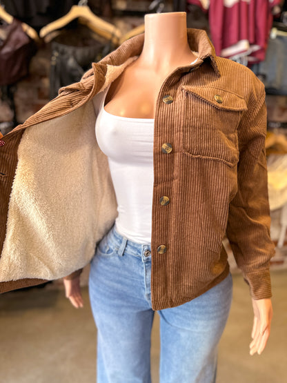 Warm Shacket (Brown)