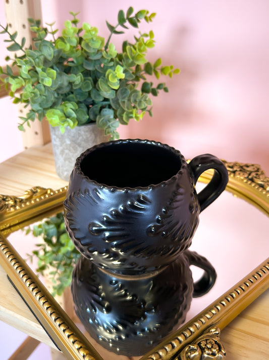 Talavera Low Regular Mug (All Black)