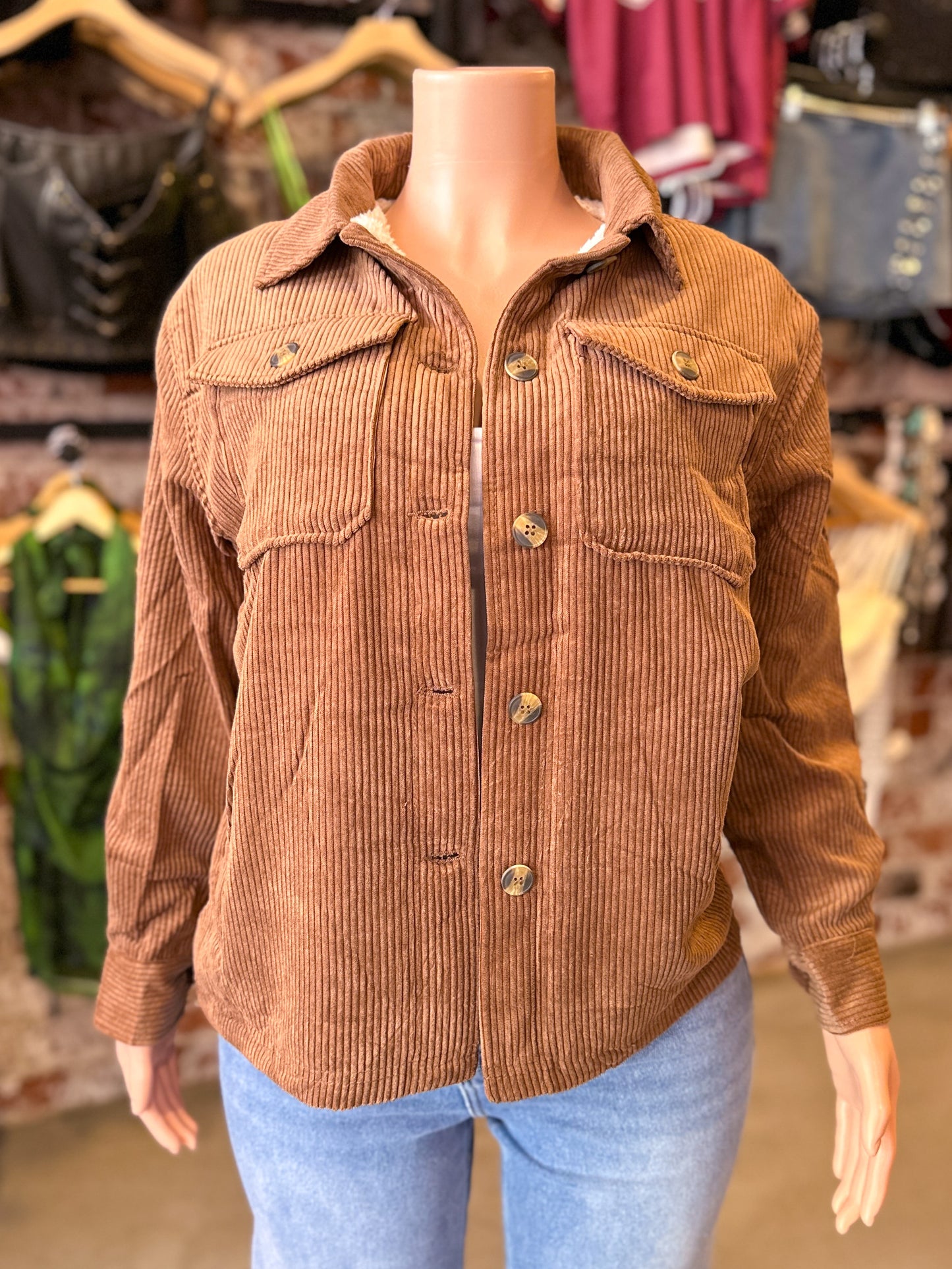 Warm Shacket (Brown)