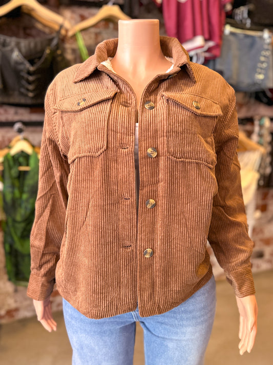 Warm Shacket (Brown)