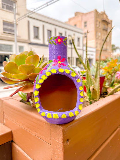 Artisanal Small Chimenea (Purple Style 2)