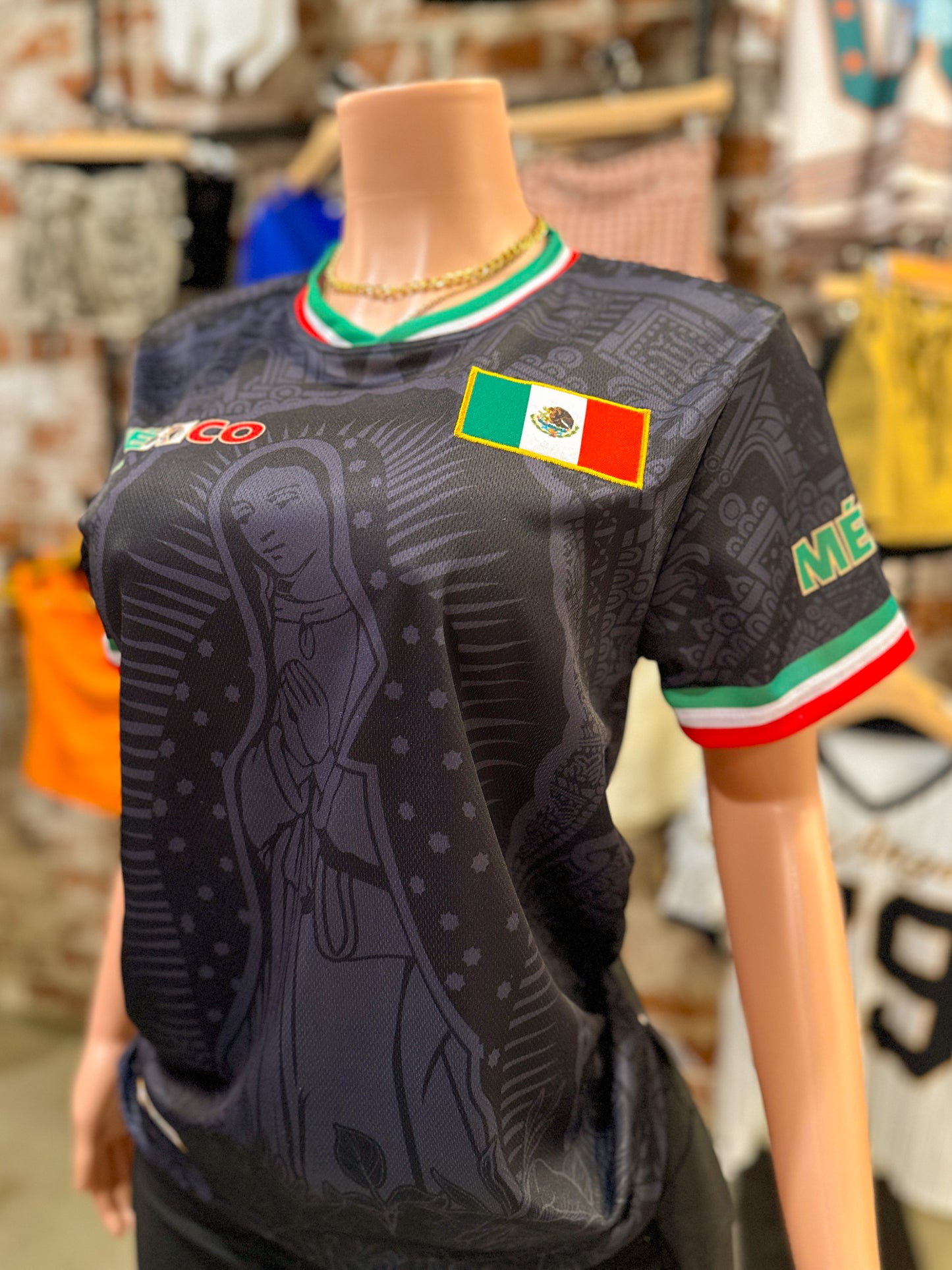 Mexico Virgen Jersey (Black)