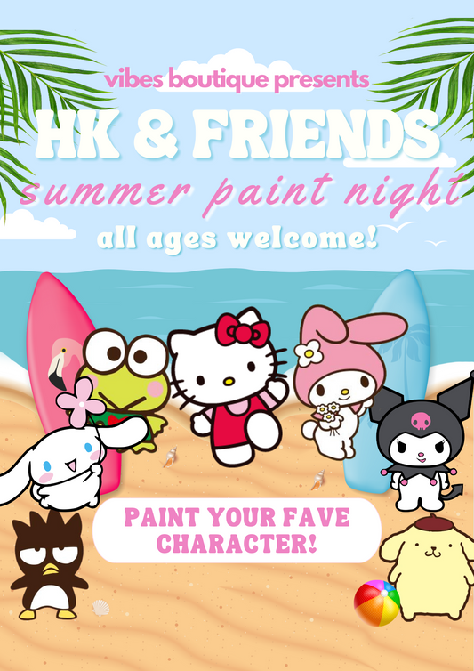Noche de pintura de Hello Kitty