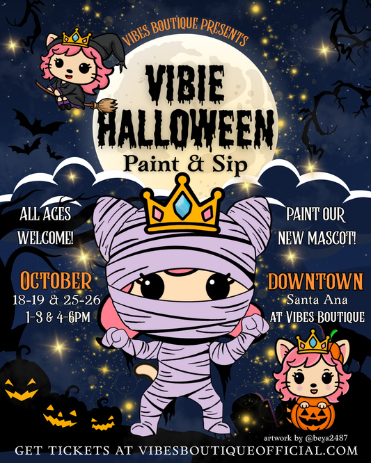 Vibie Halloween Paint & Sip (Oct 17-18 & 25-26)
