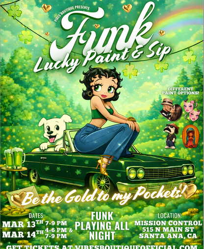 Funk Lucky Paint & Sip (Mar 13-14)