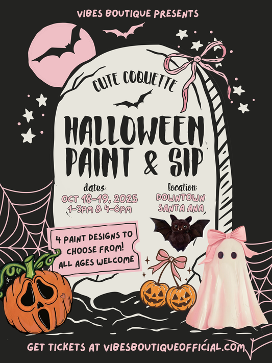 Coquette Halloween Paint & Sip (Oct 18-19)