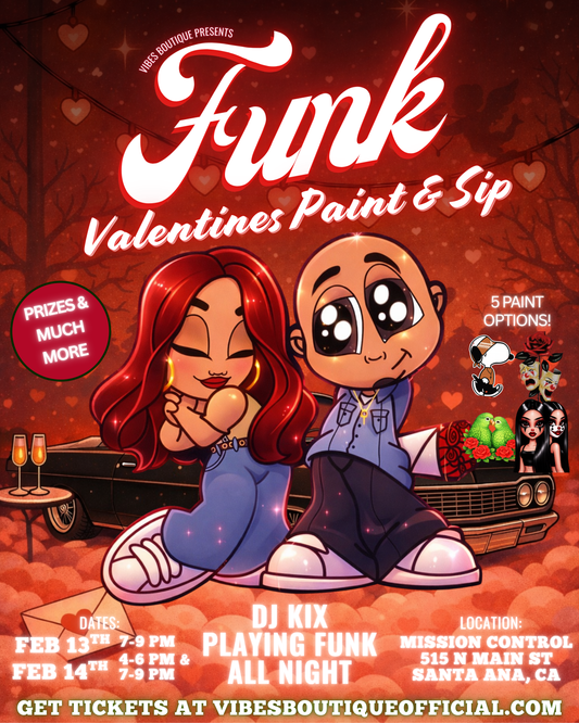 Funk Valentines Paint & Sip (Feb 13-14) WEEKEND TWO
