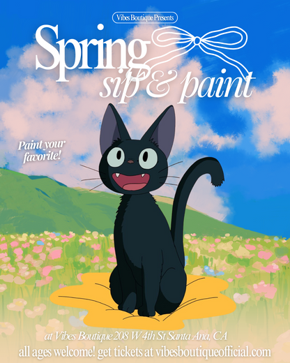 Spring Ghibli Sip & Paint (Mar 14-16)